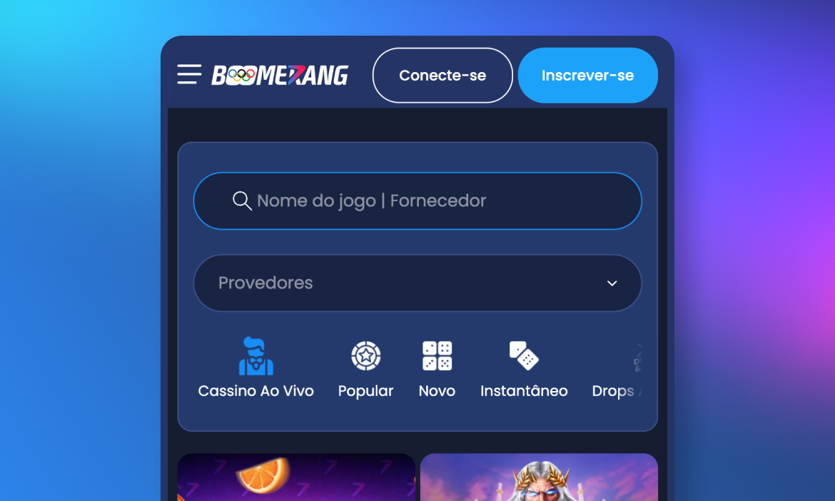 Boomerang Bet Casino - Registro - Etapa 1