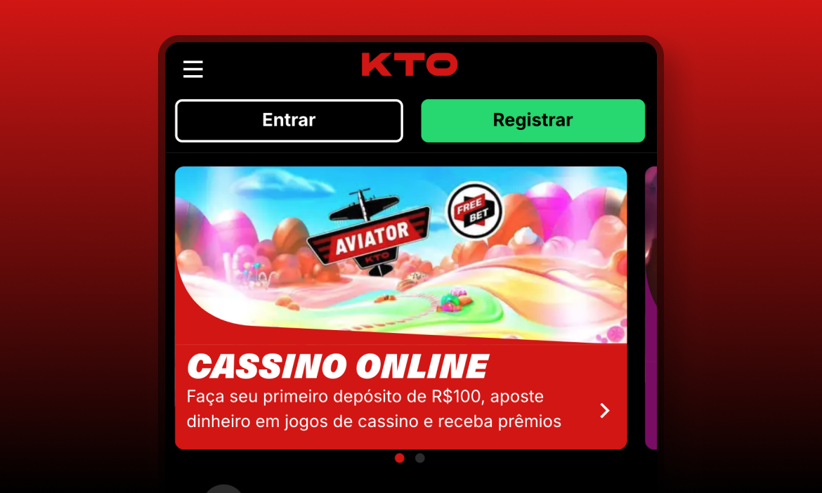 KTO Casino - Registro - Etapa 1