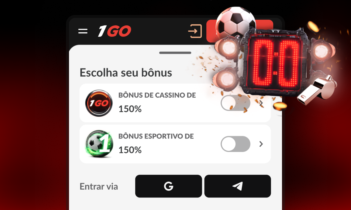 1GO Casino Etapa 2 do registro