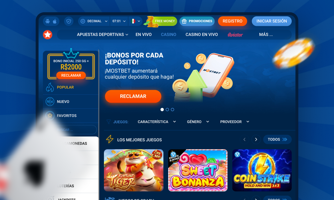 MostBet Casino Etapa 2 do registro