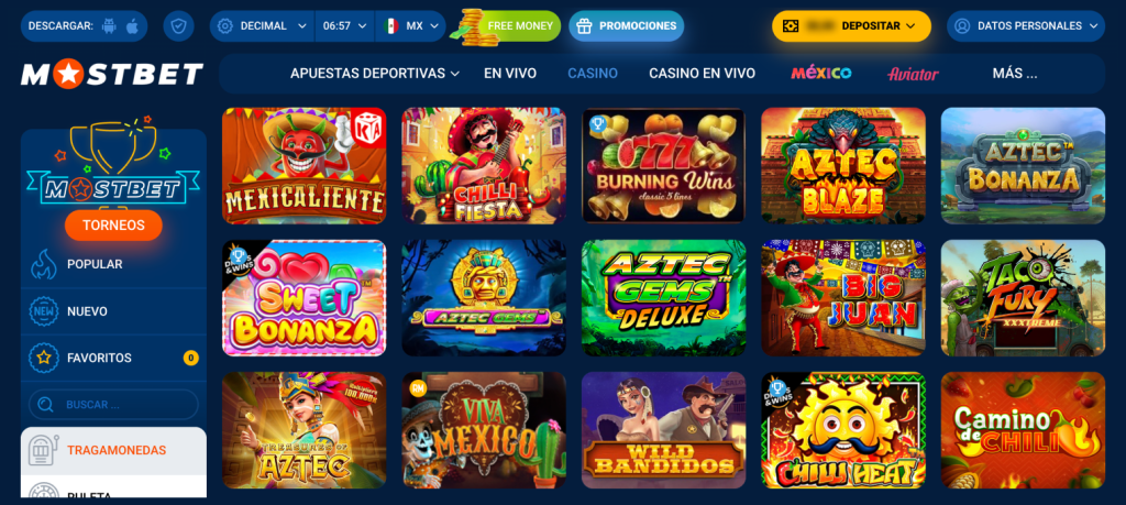 MostBet Casino caça-níqueis